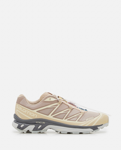 Shop Salomon 'xt-6 Clear' Sneakers In Beige