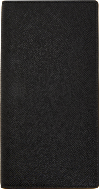 Shop Maison Margiela Black Leather Wallet In T8013 Black