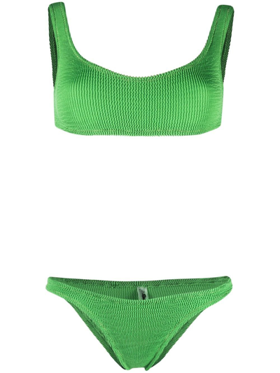 Shop Reina Olga Ginny Bikini Set In Green