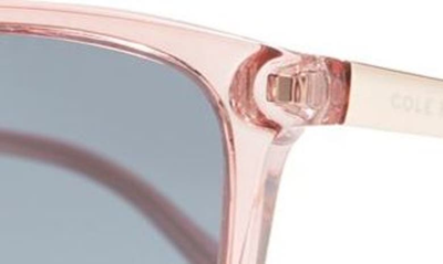 Shop Cole Haan 57mm Square Sunglasses In Pink