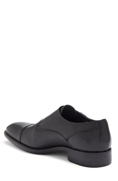 Vittorio Russo Roma Monk Strap Shoe In Black