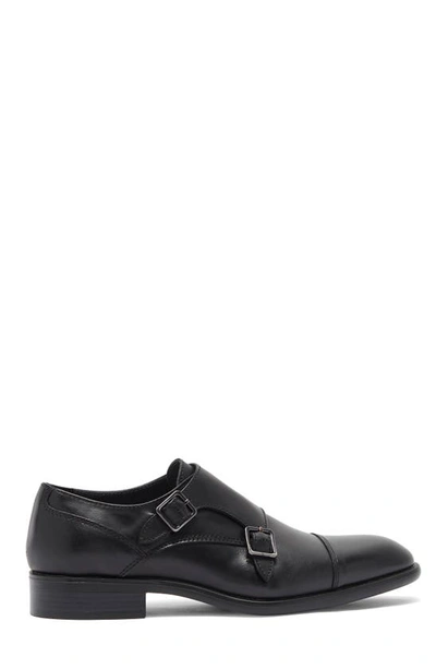 Vittorio Russo Roma Monk Strap Shoe In Black
