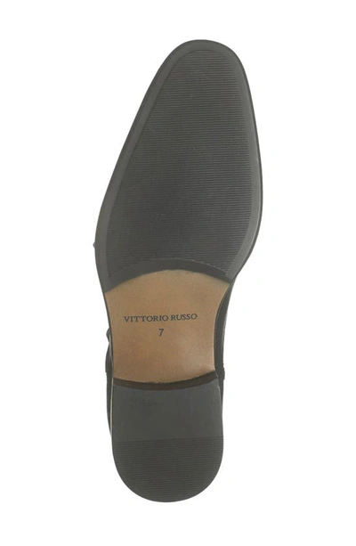 Vittorio Russo Roma Monk Strap Shoe In Black