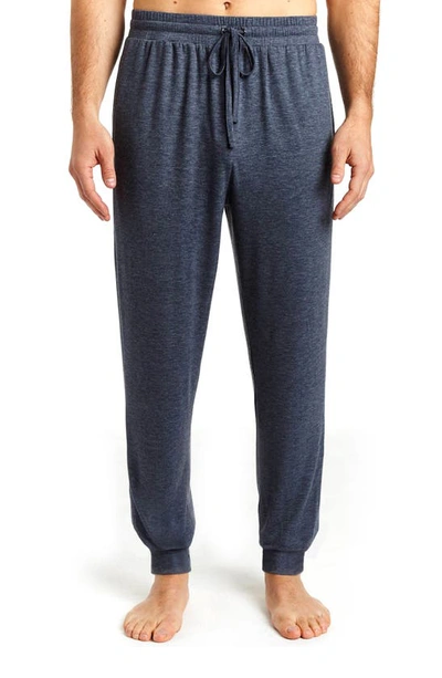 Shop Rainforest Brushed Jersey Lounge Joggers In Navy Heather