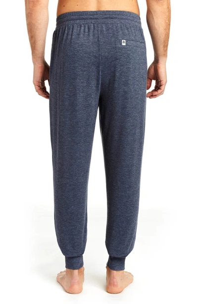 Shop Rainforest Brushed Jersey Lounge Joggers In Navy Heather