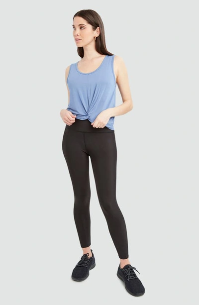 Shop Dawn Levy Amber Twist Front Tank Top In Surfside