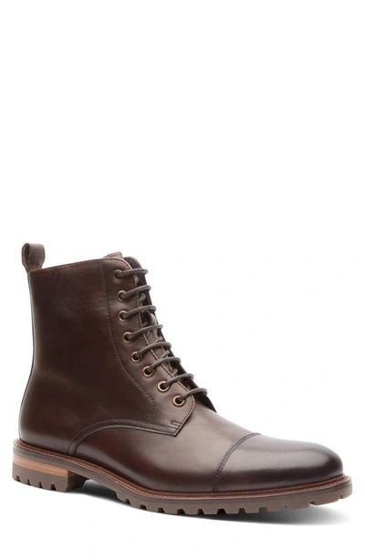 Shop Blake Mckay Bryan Cap Toe Boot In Chestnut