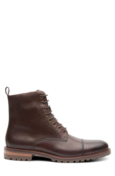 Shop Blake Mckay Bryan Cap Toe Boot In Chestnut