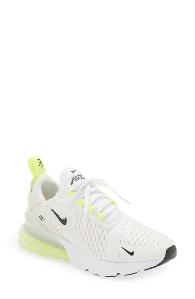 Shop Nike Air Max 270 Sneaker In White/ Black/ Ghost Green