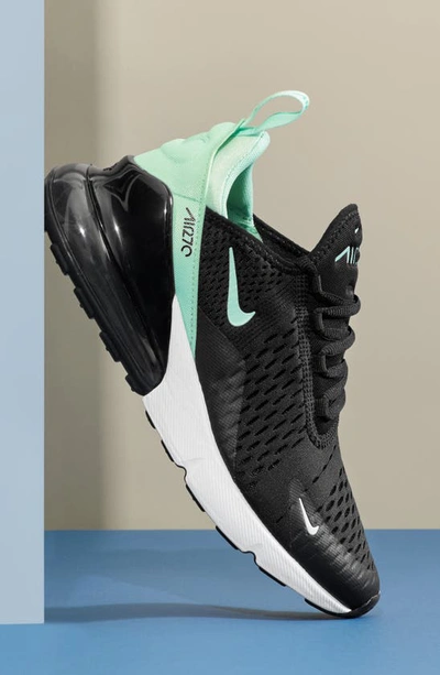Shop Nike Air Max 270 Sneaker In White/ Black/ Ghost Green