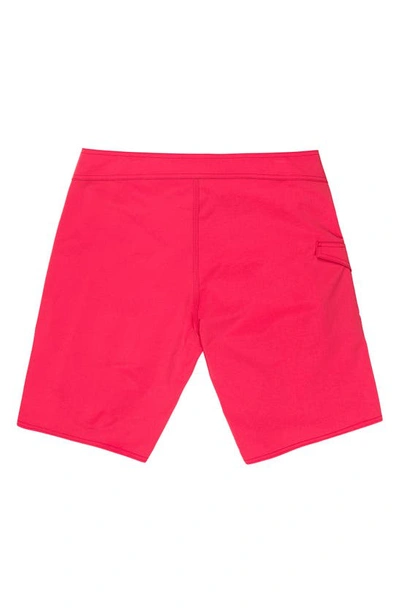 Shop Volcom Lido Mod 2.0 Board Shorts In Crmine Red