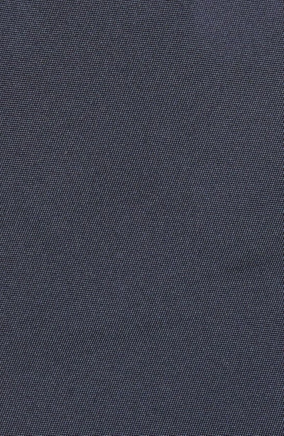 Shop Ralph Lauren Purple Label Peau De Soie Solid Navy Silk Tie In Dark Navy