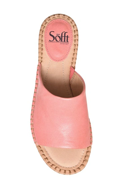 Shop Söfft Nalanie Slide Sandal In Bright Pink