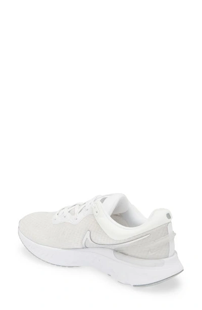 Shop Nike React Miler 3 Running Shoe In White/ Pure Platinum