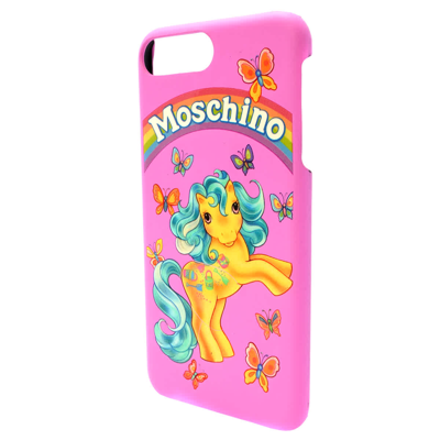 Shop Moschino My Little Pony Pink Iphone 7 Plus Case
