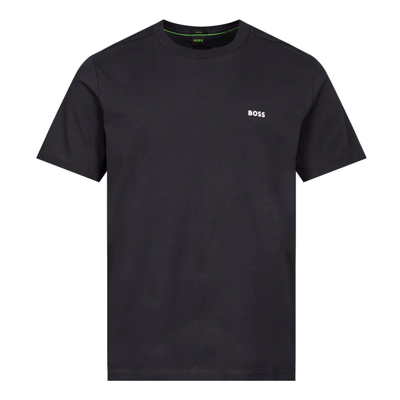 Shop Hugo Boss Athleisure T-shirt In Navy
