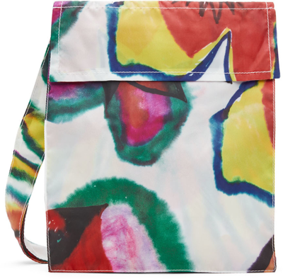 Shop Our Legacy Multicolor Army Pocket Shoulder Bag In Melting Flowers Prin