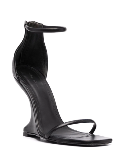 Shop Rick Owens Cantilever 11 Sandals In Black