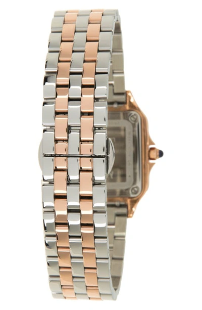 Shop Gv2 Milan Diamond Dial Two-tone Bracelet Watch, 27.5mm In Two Toned Ss Iprg