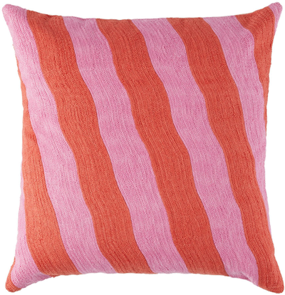 Shop Dusen Dusen Pink & Orange Stream Pillow