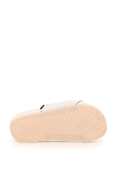 Y-3 Men's Slip On Platform Slide Sandals In Grey