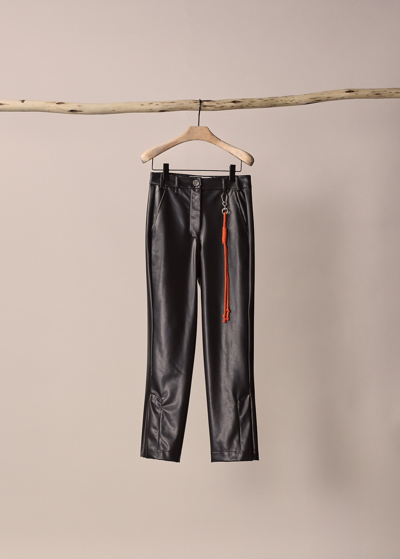 Shop Song For The Mute Women Tapered Jeans In Black
