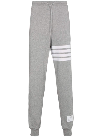 Shop Thom Browne Men Classic Sweatpant With Engineered 4-bar In Classic Loop Back In 068 Grey
