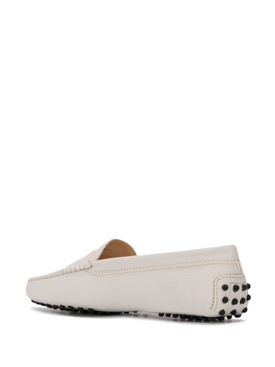 Shop Tod's Women Gommini Mocassino Shoes In White