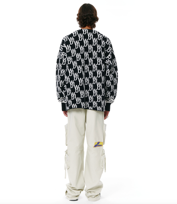 We11done Black WD1 Cardigan