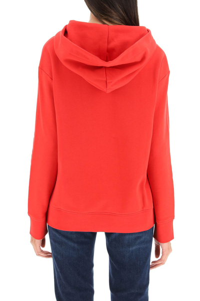 Shop Hugo Boss Boss Peanuts Hoodie In Red