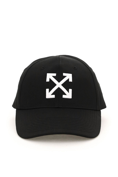 Shop Off-white 'arrows' Baseball Cap In Black