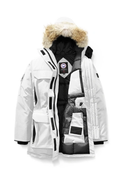 Shop Canada Goose Women Expedition Parka 4660l In 433 North Star White