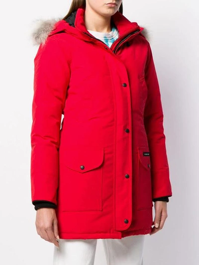 Shop Canada Goose Women Trillium Parka Hd 6660l 11 In Red