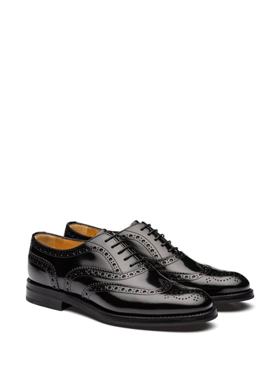 Shop Church's Women Burwood Wg Oxford Shoes In F0aab Black