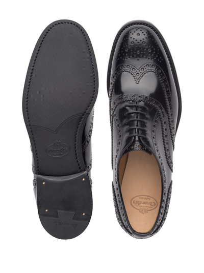 Shop Church's Women Burwood Wg Oxford Shoes In F0aab Black