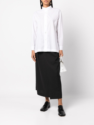 Shop Issey Miyake Women Fine Shirt In 01 White