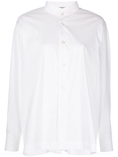 Shop Issey Miyake Women Fine Shirt In 01 White