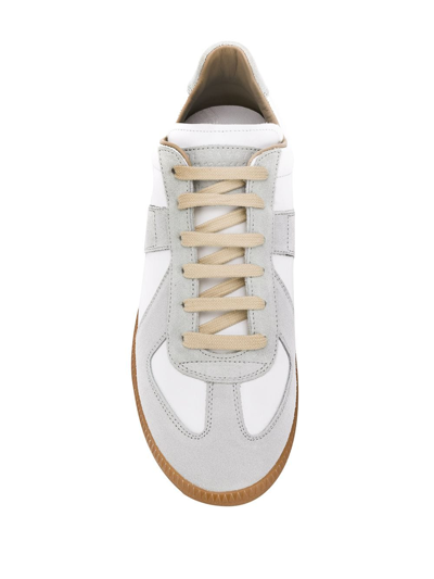 Shop Maison Margiela Men Replica Sneakers In 101 White