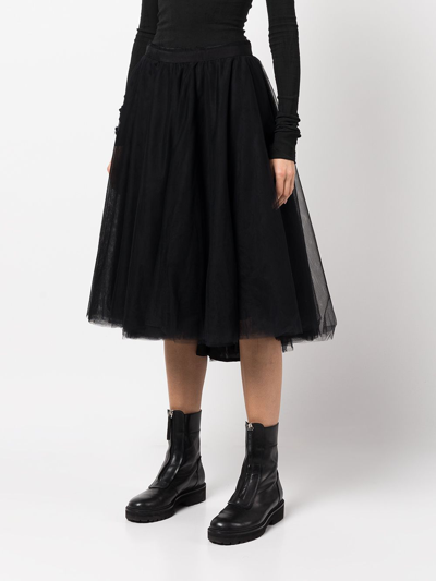 Shop Marc Le Bihan Women Tulle Skirt In Black