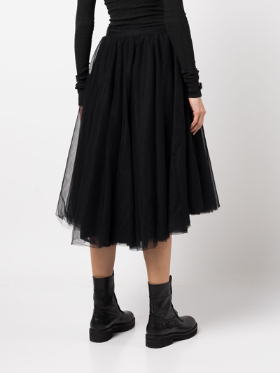Shop Marc Le Bihan Women Tulle Skirt In Black