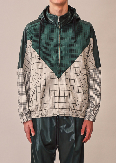 Shop Song For The Mute Men V-lad Zip Up Jacket In Multi