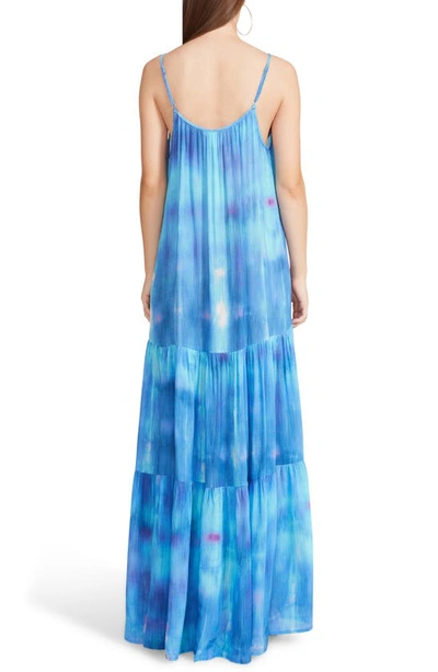 Shop Bb Dakota By Steve Madden Water Goddess Maxi Dress In Amparo Blue