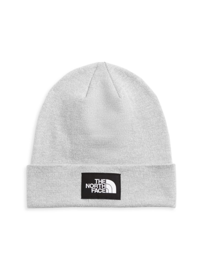 Shop The North Face Men's Dock Worker Beanie Hat In Light Grey Heather