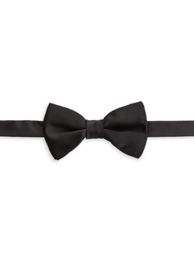 Shop Saks Fifth Avenue Men's Collection Silk Bowtie In Black