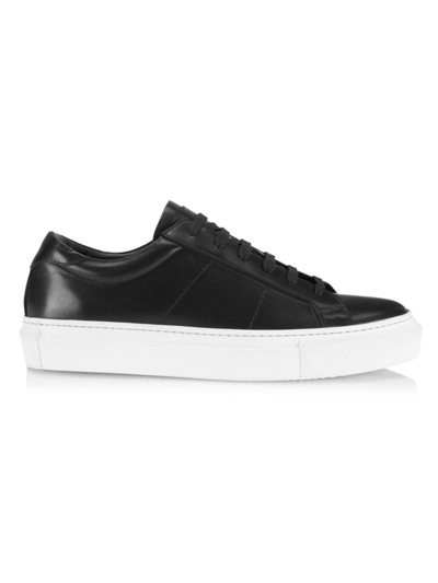 Shop To Boot New York Men's Truman Minimalist Leather Sneakers In Butterfly Nero