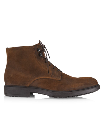 Shop To Boot New York Men's Major Suede Lug-sole Boots In Hunter Sigaro