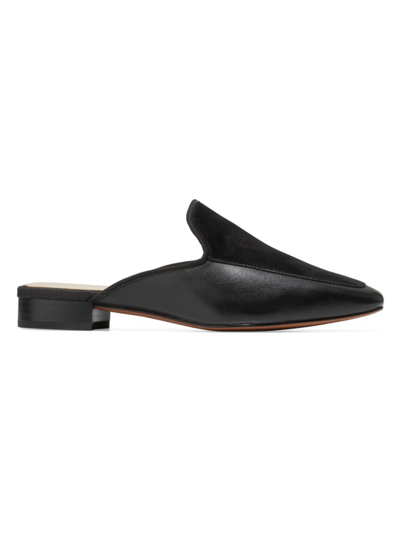 Shop Cole Haan Women's Perley Leather Mules In Black