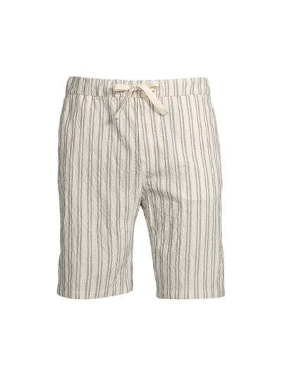 Shop Nn07 Men's High Summer Keith 1652 Shorts In Black Stripe