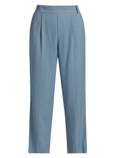 Shop Vince Women's Drapey Pull-on Pants In Dark Piero Blue