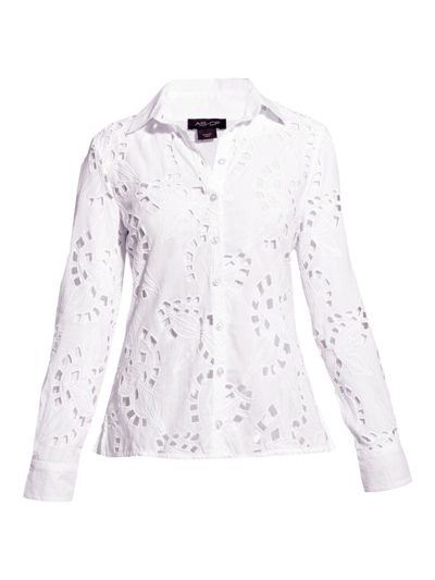 Shop As By Df Women's Hannah Blouse In White